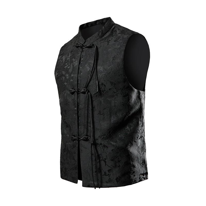 2026 Chinese Style Multi-Color Slim Fit Frog Button Vest: Stand Collar Casual Men s Waistcoat 3XL
2026 Chinese Style Multi-Color Slim Fit Frog Button Vest: Stand Collar Casual Men s Waistcoat 3XL