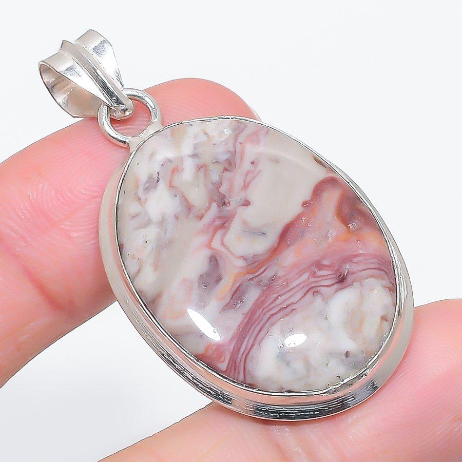 Natural Dolomite Gemstone 925 Sterling Silver Jewelry Pendant 1.97 w8F08
Natural Dolomite Gemstone 925 Sterling Silver Jewelry Pendant 1.97 w8F08
