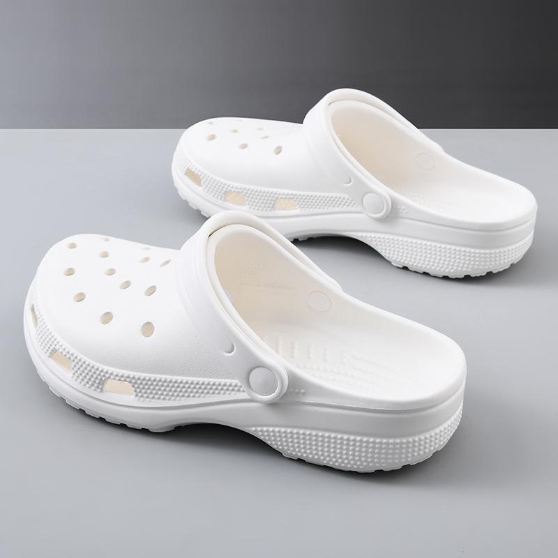 New hole shoes for women, non-slip and breathable outside, bag head drag thick sole, increase height, wear-resistant and deodorant beach slippers 45 хакі
New hole shoes for women, non-slip and breathable outside, bag head drag thick sole, increase height, wear-resistant and deodorant beach slippers 45 хакі