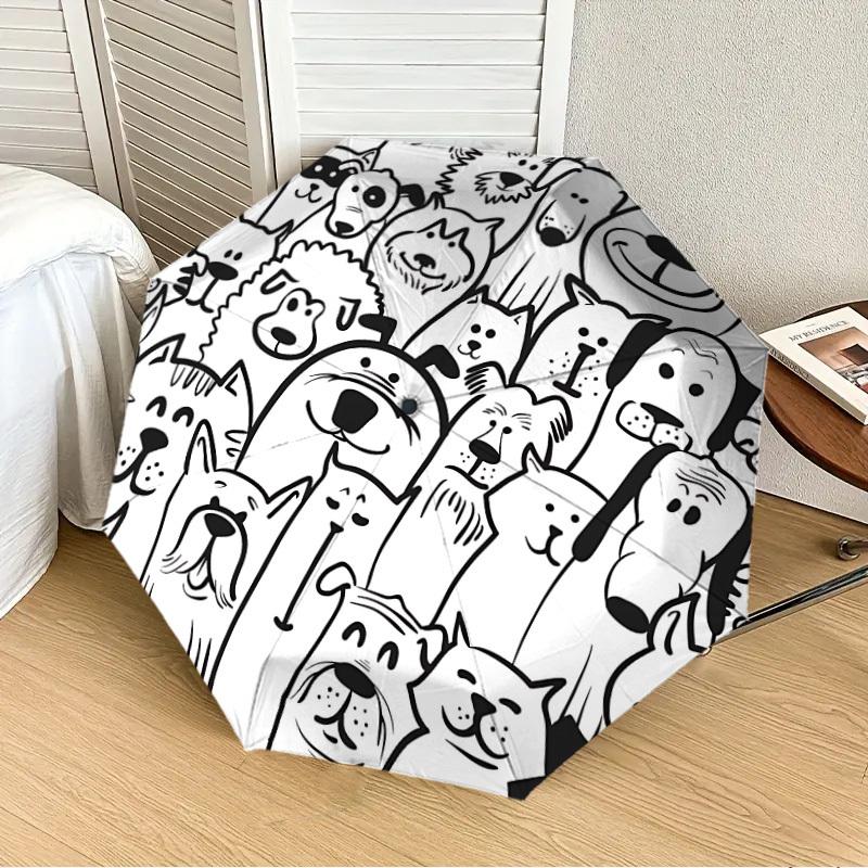 1pc Dog Prints Automatic Folding Umbrella, 8-Rib Durable Frame, Durable Foldable Design - Elegant Gift for Commute yy251210031
1pc Dog Prints Automatic Folding Umbrella, 8-Rib Durable Frame, Durable Foldable Design - Elegant Gift for Commute yy251210031