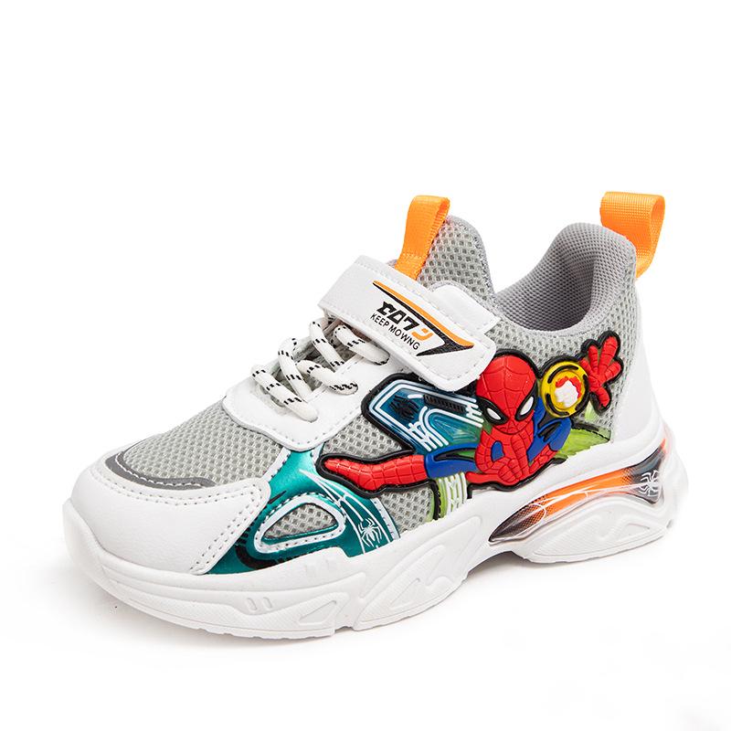 Boys 2023 Spider-Man Mesh Running Shoes - Breathable, Primary School Sports Footwear Size 22 (14.5cm) серый
Boys 2023 Spider-Man Mesh Running Shoes - Breathable, Primary School Sports Footwear Size 22 (14.5cm) серый