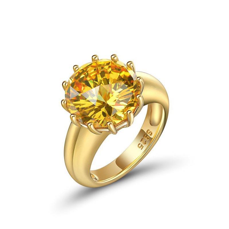 Fashion Gold Color Wedding Engagement Ring Inlaid Shiny Round AAA Dazzling Rhinestone Crystal Zircon for Women Party 10
Fashion Gold Color Wedding Engagement Ring Inlaid Shiny Round AAA Dazzling Rhinestone Crystal Zircon for Women Party 10