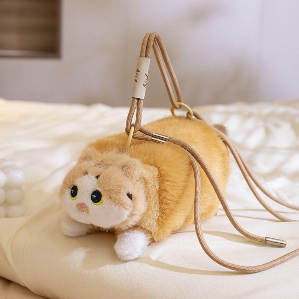 Bread Cat Leopard Cat Plush Bag Handbag Fashion Women s Wallet Change Storage жовтий
Bread Cat Leopard Cat Plush Bag Handbag Fashion Women s Wallet Change Storage жовтий