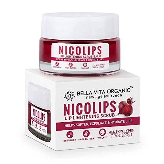 Bella Vita Organic NicoLips Бальзам-скраб для губ Осветляющий темные губы 20г
Bella Vita Organic NicoLips Бальзам-скраб для губ Осветляющий темные губы 20г