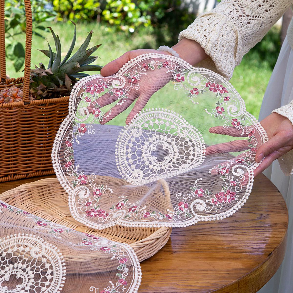 1/2pcs 32cm/12.6in Vintage Home Decor Lace Embroidery Pads Coasters Vase Mats For Wedding Party Table Dessert Tray Decoration 1pc бежевый
1/2pcs 32cm/12.6in Vintage Home Decor Lace Embroidery Pads Coasters Vase Mats For Wedding Party Table Dessert Tray Decoration 1pc бежевый