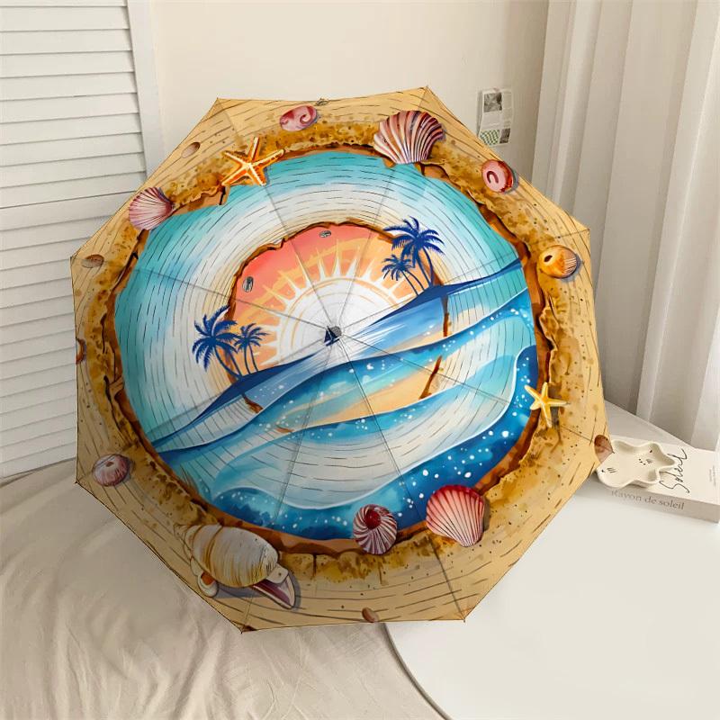 1PC beach___seasideAutomatic Open/Close Umbrella with Windproof, 8-Rib Sturdy Canopy, Durable Ribs, Fashionable Design1291A
1PC beach___seasideAutomatic Open/Close Umbrella with Windproof, 8-Rib Sturdy Canopy, Durable Ribs, Fashionable Design1291A
