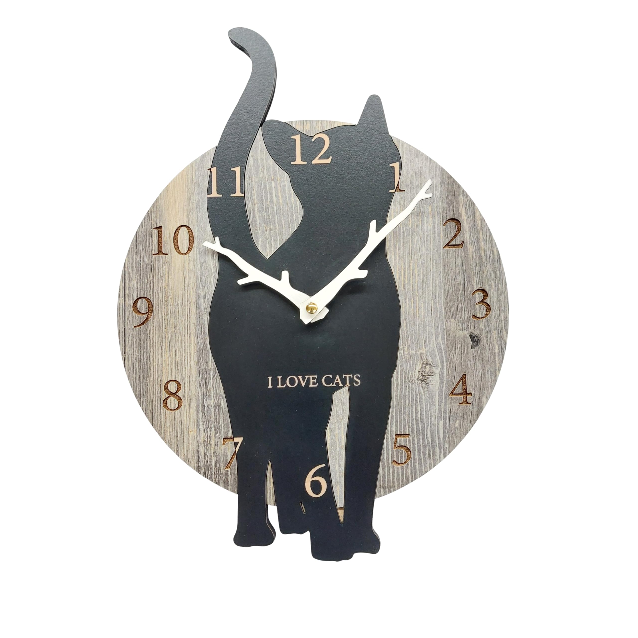 Stylish Cat Wall Clock, Cat 2, Vintage Wood Grain Analog Wall Clock, Silent Clock, Wall Decor, Bedroom, Home, Room Decor
Stylish Cat Wall Clock, Cat 2, Vintage Wood Grain Analog Wall Clock, Silent Clock, Wall Decor, Bedroom, Home, Room Decor