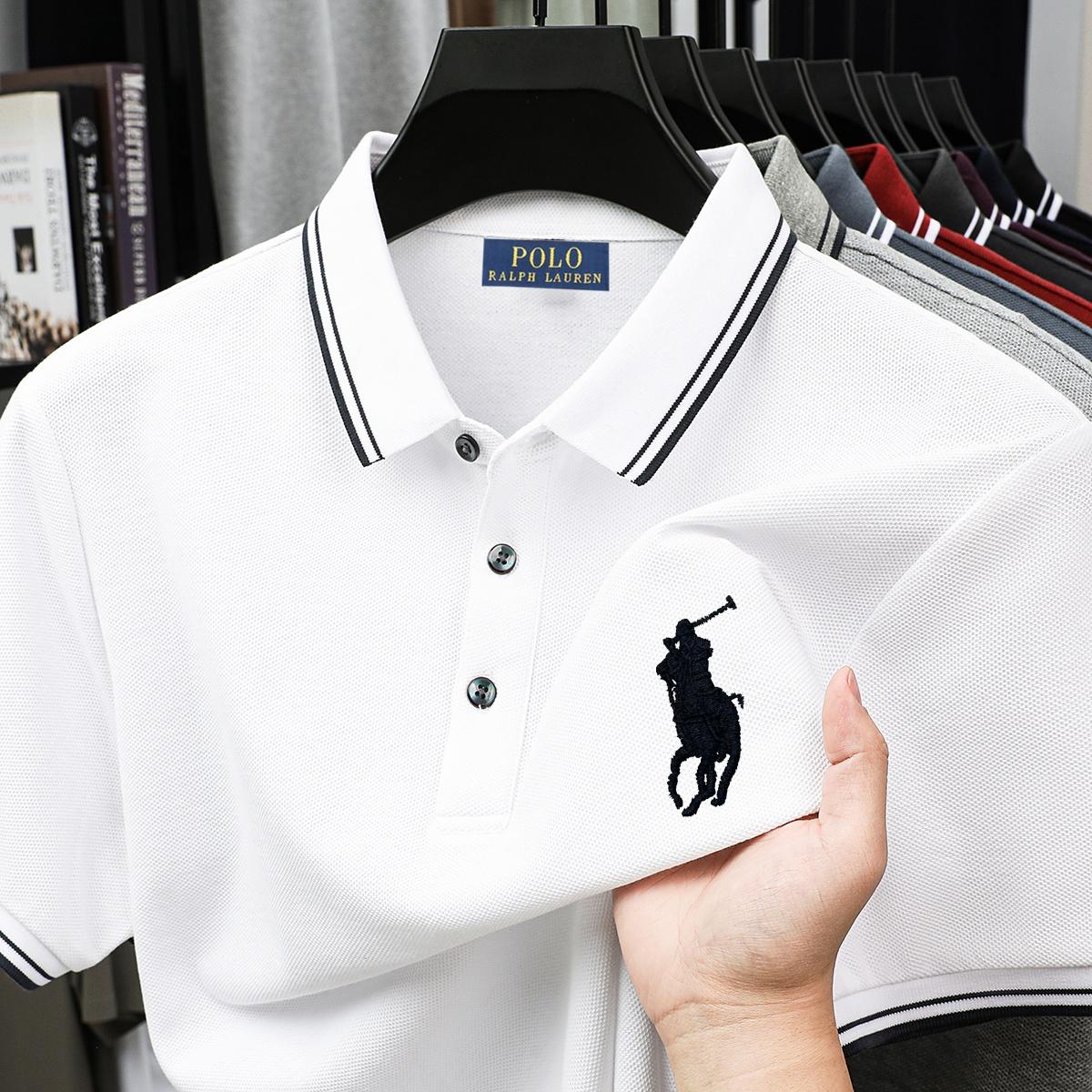 Polo Ralph Lauren Summer Men s New Pony Embroidered Pure Cotton Loose Business Casual Comfortable Sweat Wicking Polo Shirt S чорний
Polo Ralph Lauren Summer Men s New Pony Embroidered Pure Cotton Loose Business Casual Comfortable Sweat Wicking Polo Shirt S чорний