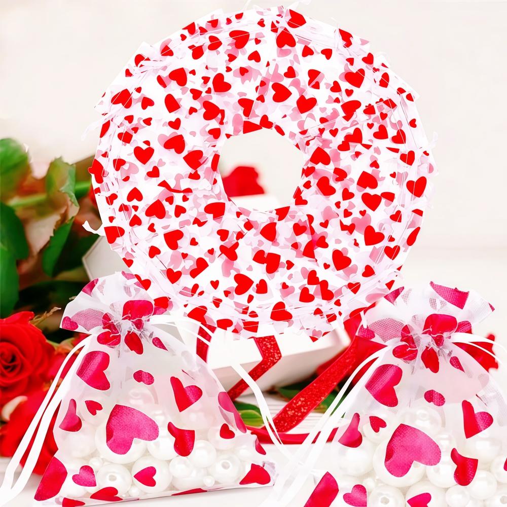 30/50 Pcs Love Hot Stamping Yarn Bag for Valentine s Day Wedding Party Wedding Candy Jewelry Gift Storage Drawstring Mesh Bag 7X9CM
30/50 Pcs Love Hot Stamping Yarn Bag for Valentine s Day Wedding Party Wedding Candy Jewelry Gift Storage Drawstring Mesh Bag 7X9CM