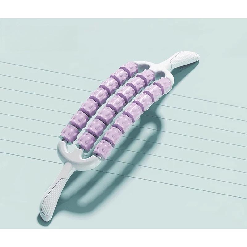 Flexible Massage Stick Three Rows Yoga Wolf Teeth Stick Back Leg Muscle Relaxer Roller Shaft Fitness фіолетовий
Flexible Massage Stick Three Rows Yoga Wolf Teeth Stick Back Leg Muscle Relaxer Roller Shaft Fitness фіолетовий