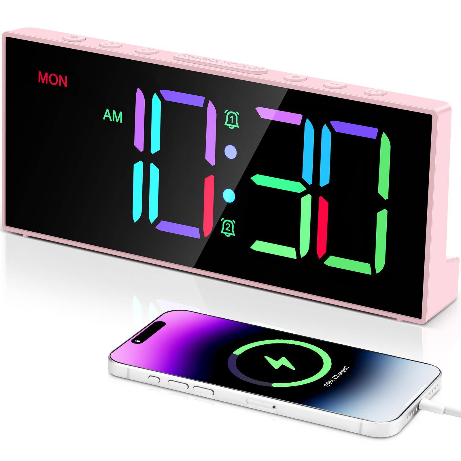 Loud Alarm Clock for Heavy Sleepers, Digital Clocks with Adjustable Volume Brightness,Snooze,Battery Backup, Large Numbers Displ
Loud Alarm Clock for Heavy Sleepers, Digital Clocks with Adjustable Volume Brightness,Snooze,Battery Backup, Large Numbers Displ