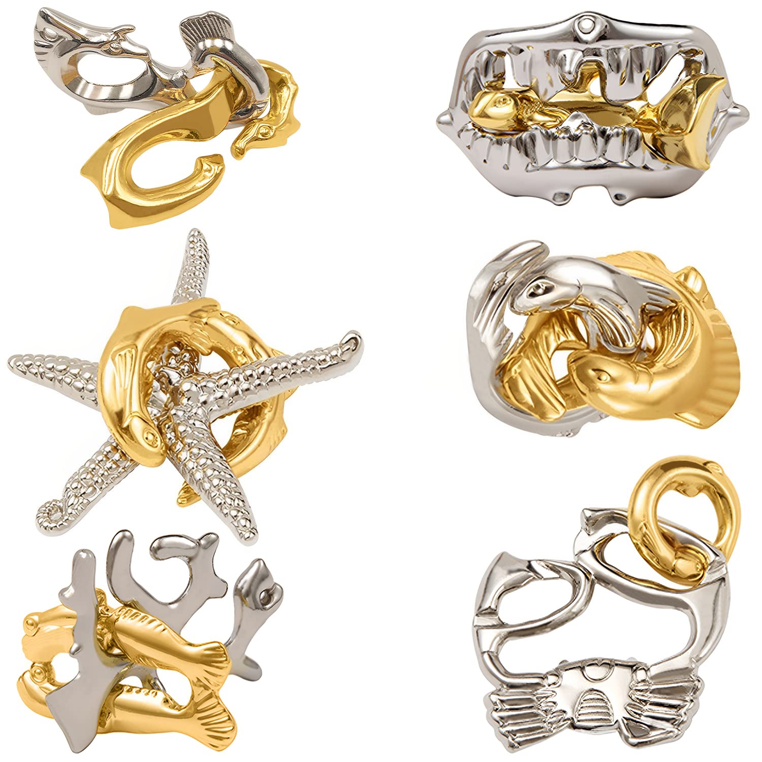 HUAZONTOM Circle of Wisdom Wisdom 6 Piece Уровень сложности Кольцо Мудрости Тайна Убийство времени 3D Образовательная Океаническая Серия Игрушка, Набор, 6-2, Головоломка, Игрушка,
HUAZONTOM Circle of Wisdom Wisdom 6 Piece Уровень сложности Кольцо Мудрости Тайна Убийство времени 3D Образовательная Океаническая Серия Игрушка, Набор, 6-2, Головоломка, Игрушка,