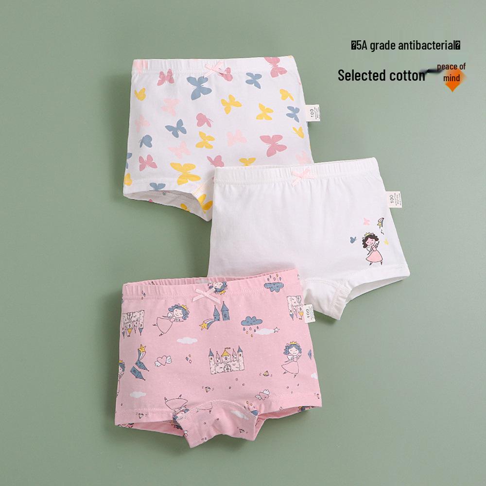 Girls Summer Cotton Cartoon Breathable Boxer Shorts - Infant & Children s Safety Underwear 110
Girls Summer Cotton Cartoon Breathable Boxer Shorts - Infant & Children s Safety Underwear 110