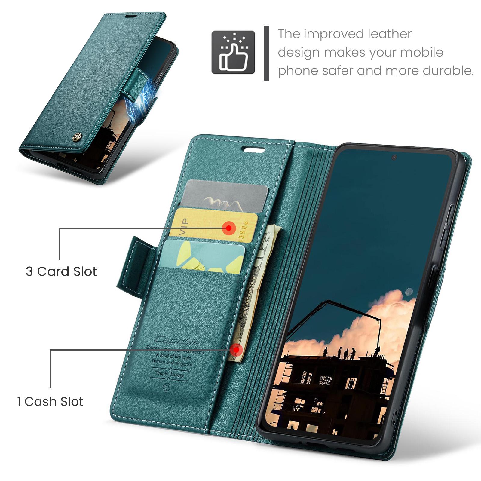 For Xiaomi Redmi Note 14 4G (163.25x76.55x8.16mm) Case CASEME 023 Series RFID Blocking Leather Wallet Stand Phone Cover Black
For Xiaomi Redmi Note 14 4G (163.25x76.55x8.16mm) Case CASEME 023 Series RFID Blocking Leather Wallet Stand Phone Cover Black