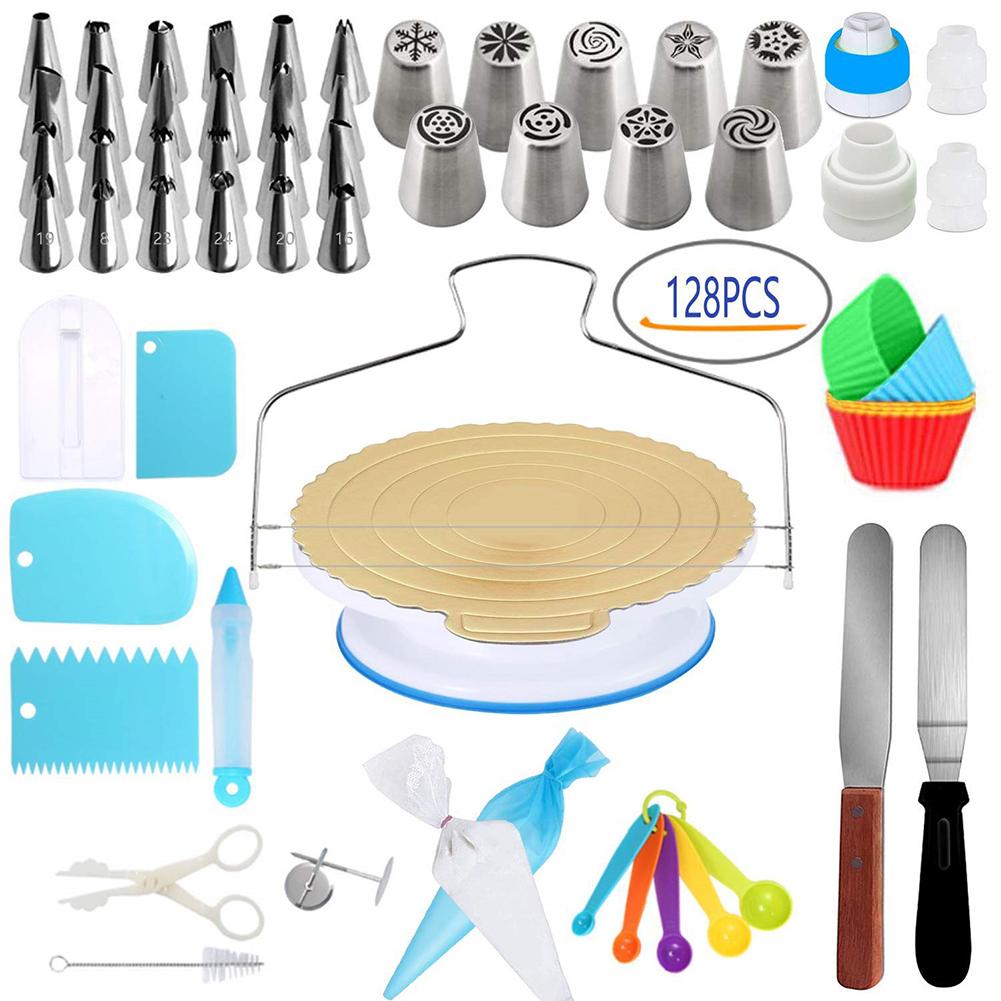 Anti-skid 128Pcs Pack Cake Turntable Set Fondant Tool Kitchen Dessert Baking Pastry Supplies Anti-skid turntable 128 sets#0
Anti-skid 128Pcs Pack Cake Turntable Set Fondant Tool Kitchen Dessert Baking Pastry Supplies Anti-skid turntable 128 sets#0