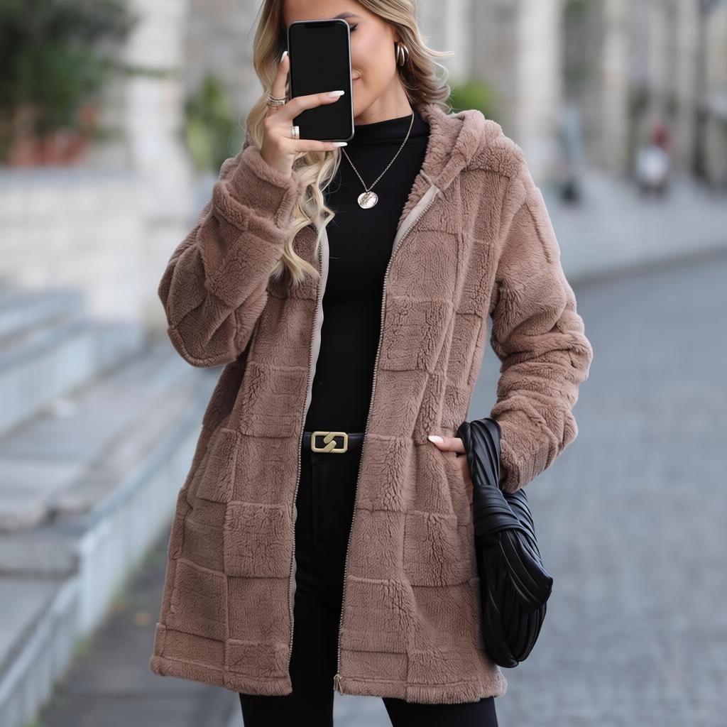 New Autumn/winter Loose-fitting Hooded Long Cardigan Plush Coat XXL хакі
New Autumn/winter Loose-fitting Hooded Long Cardigan Plush Coat XXL хакі