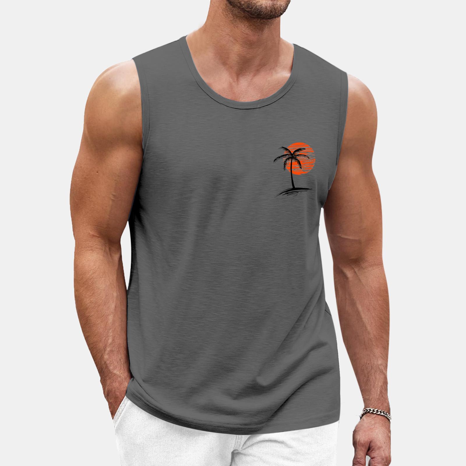 Мужская летняя пляжная майка для серфинга, большой размер, повседневный дышащий топ без рукавов, свободная майка с принтом, мужская рубашка XL серый
Мужская летняя пляжная майка для серфинга, большой размер, повседневный дышащий топ без рукавов, свободная майка с принтом, мужская рубашка XL серый