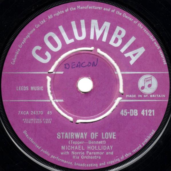 7inch Record MICHAEL HOLLIDAY - Stairway Of Love 45DB4121 Columbia 1958 UK Rock Used
7inch Record MICHAEL HOLLIDAY - Stairway Of Love 45DB4121 Columbia 1958 UK Rock Used