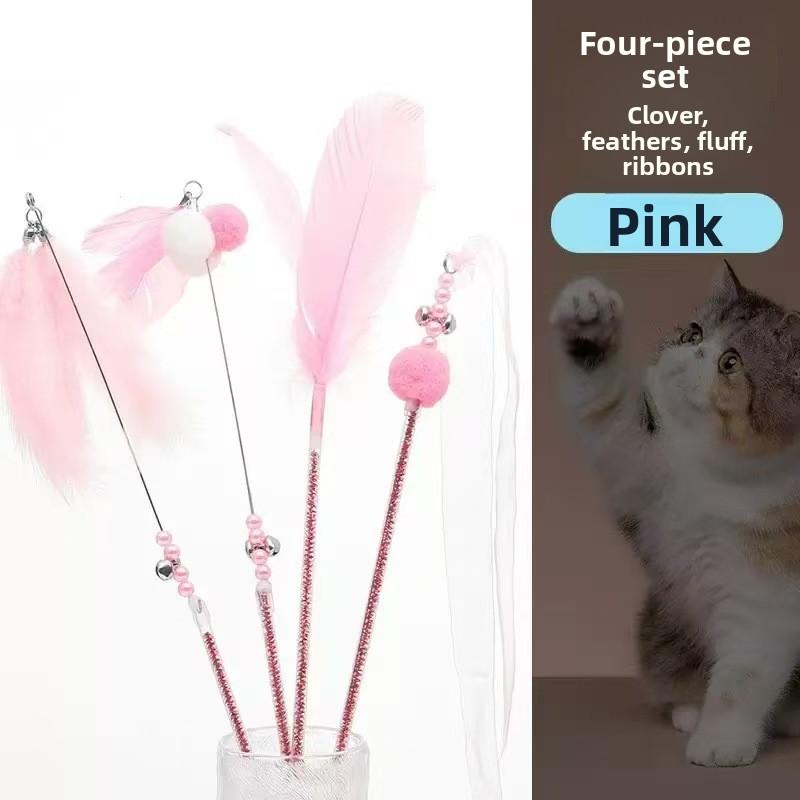 Игрушка-палочка для кошек, Плюшевая комбинированная игрушка-палочка для кошек, Игрушка для домашних кошек, Акриловая игрушка-палочка для кошек Four-piece set розовый
Игрушка-палочка для кошек, Плюшевая комбинированная игрушка-палочка для кошек, Игрушка для домашних кошек, Акриловая игрушка-палочка для кошек Four-piece set розовый
