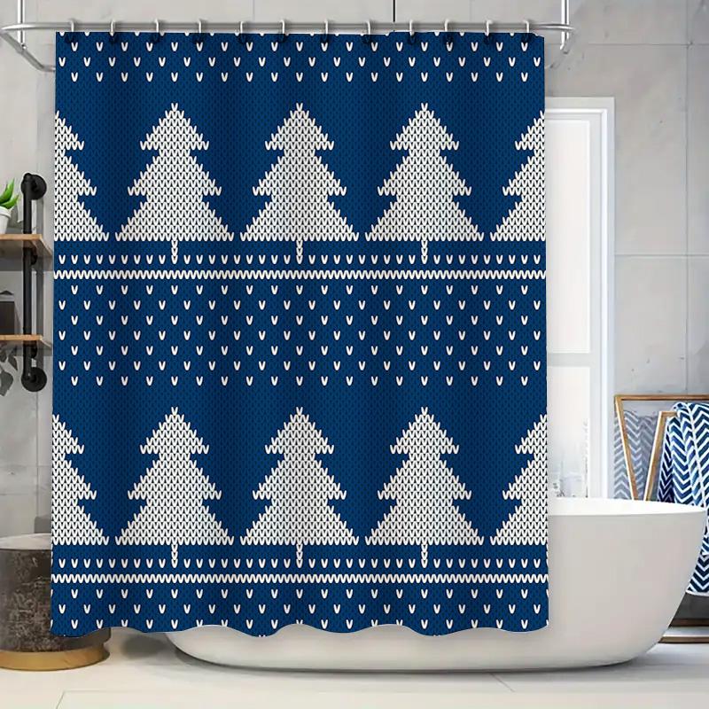 Christmas Tree Shower Curtain Set Knitted Fabric Bathrooms Decoration Waterproof Print Bathroom Accessories Christmas Decoration W60H190(CM)-1 Pcs
Christmas Tree Shower Curtain Set Knitted Fabric Bathrooms Decoration Waterproof Print Bathroom Accessories Christmas Decoration W60H190(CM)-1 Pcs