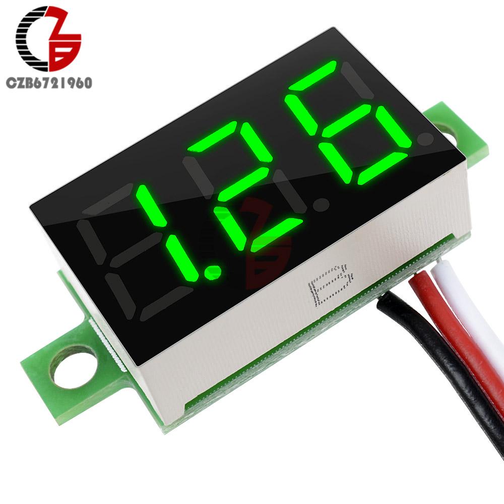 DC 0-30V 3 Wires 0.36 LED Digital Voltmeter Voltage Meter Module Tester Monitor 3-Digital Display Voltmeter Panel 5V 12V 24V
DC 0-30V 3 Wires 0.36 LED Digital Voltmeter Voltage Meter Module Tester Monitor 3-Digital Display Voltmeter Panel 5V 12V 24V