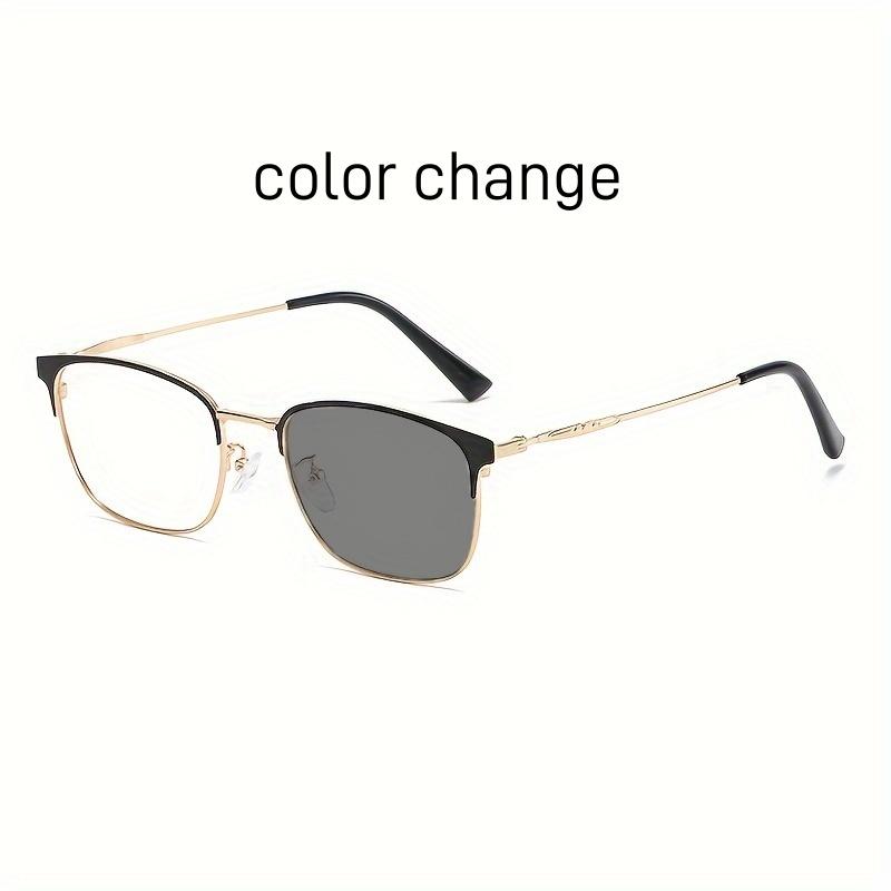 1Pcs New Retro Color Changing Glasses With Metal Square Frames For Men And Women Fashionable And Versatile Glasses
1Pcs New Retro Color Changing Glasses With Metal Square Frames For Men And Women Fashionable And Versatile Glasses
