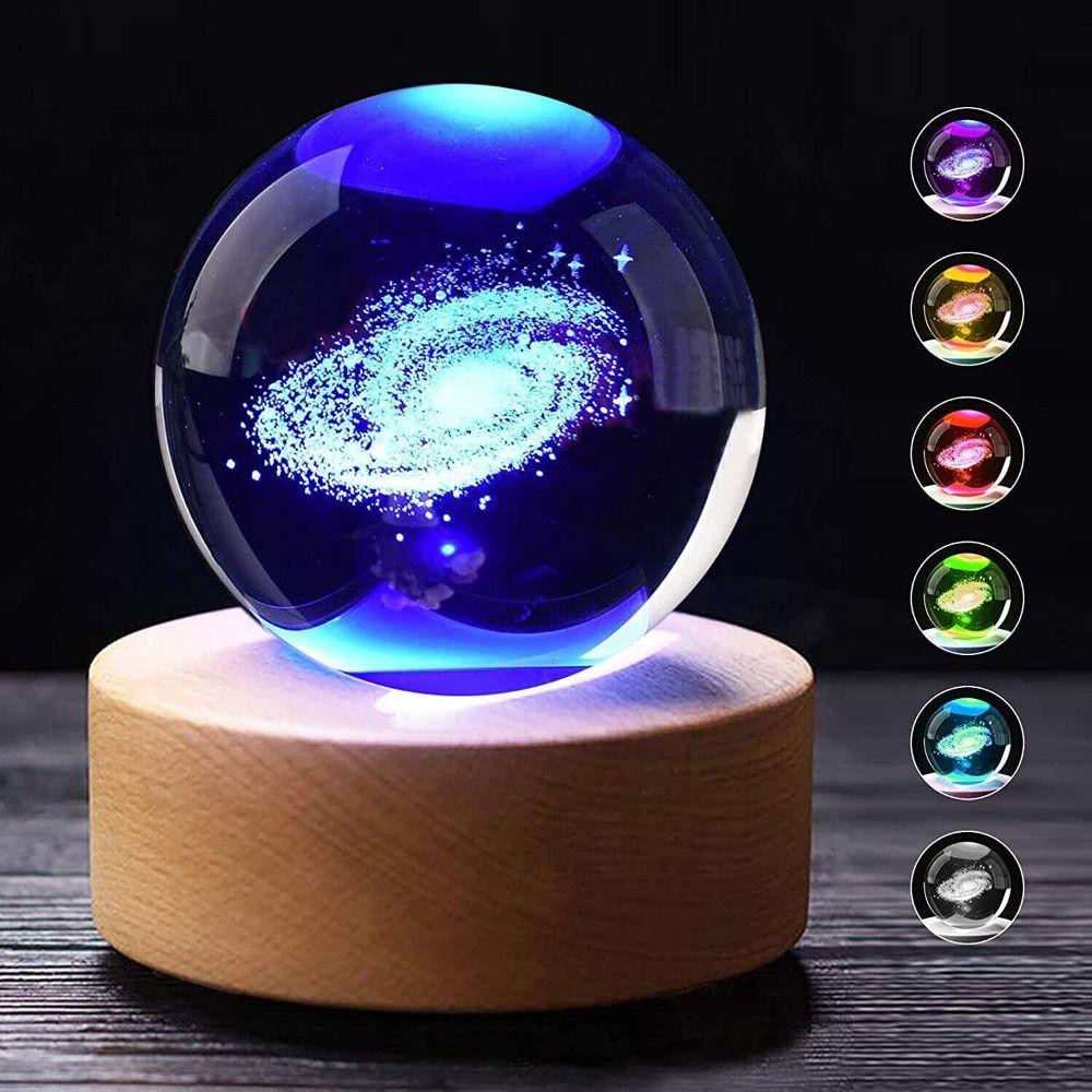 Стеклянная креативная солнечная система, светодиодный ночник, планета, 3D шаровая лампа с гравировкой, хрустальный шар, огни
Стеклянная креативная солнечная система, светодиодный ночник, планета, 3D шаровая лампа с гравировкой, хрустальный шар, огни
