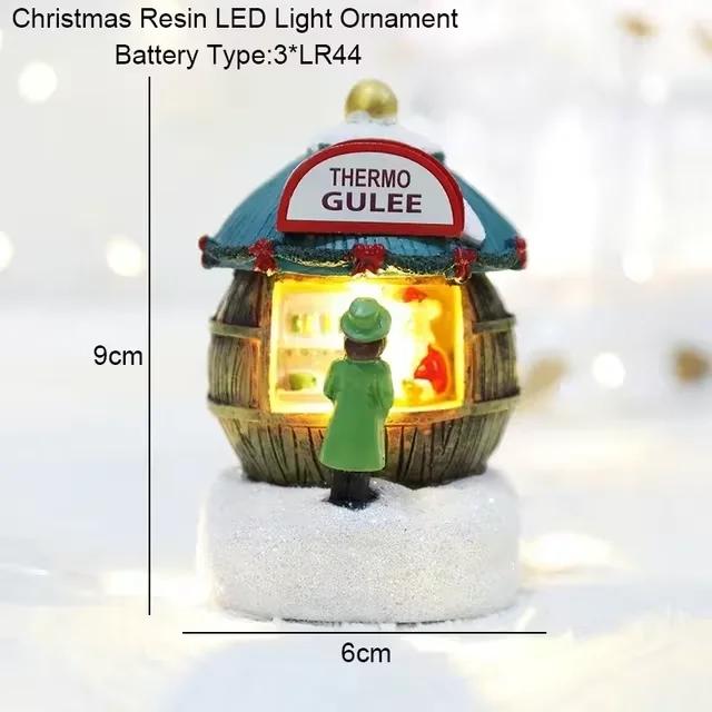 Christmas Snowman Luminous Decoration Resin Santa Claus Shop Micro Landscape Ornaments Christmas LED House Pine Needles Snow
Christmas Snowman Luminous Decoration Resin Santa Claus Shop Micro Landscape Ornaments Christmas LED House Pine Needles Snow