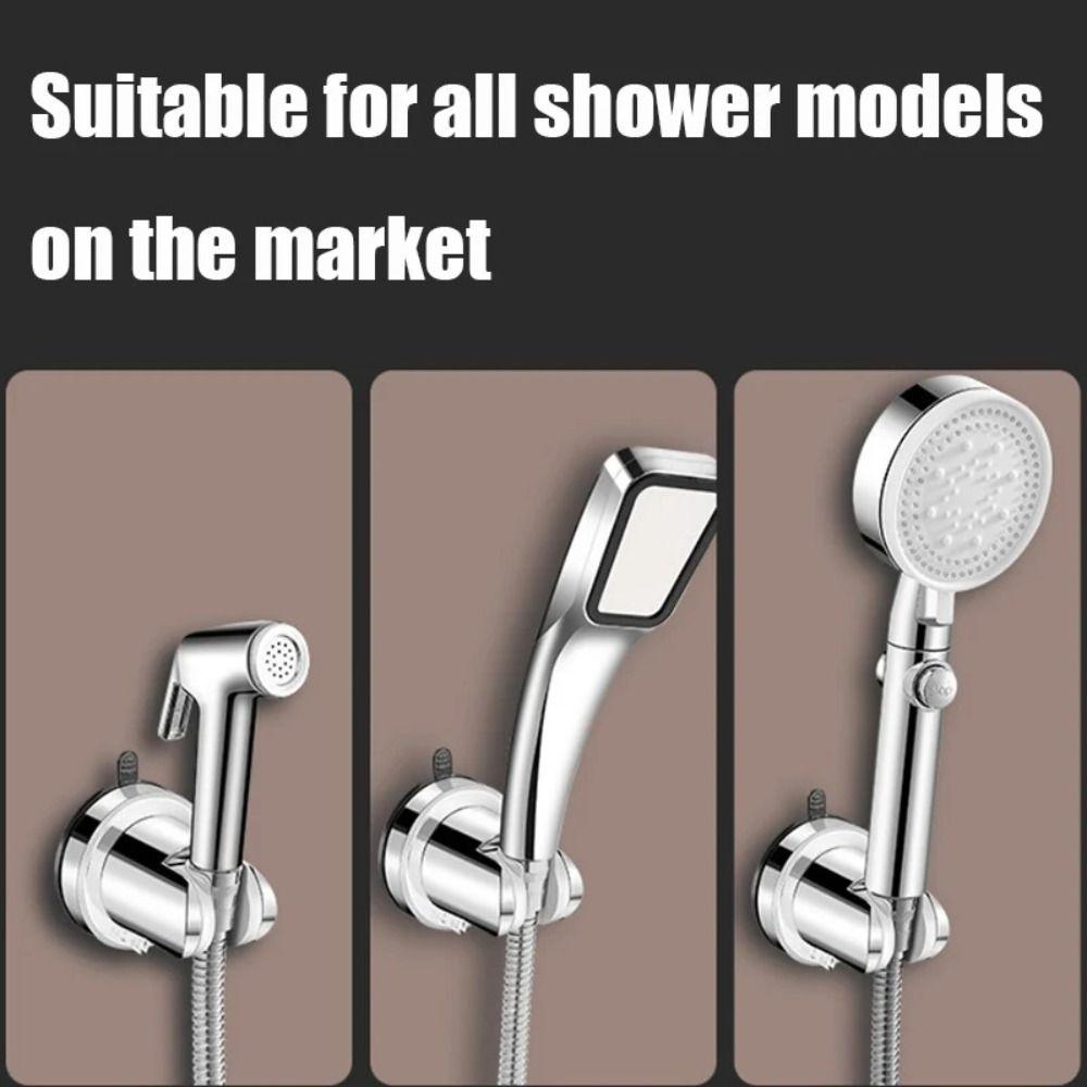 Adjustable Showerhead Holder Strong Bearing Shower Fixed Base Suction Cup Shower Bracket Kitchen срібний
Adjustable Showerhead Holder Strong Bearing Shower Fixed Base Suction Cup Shower Bracket Kitchen срібний