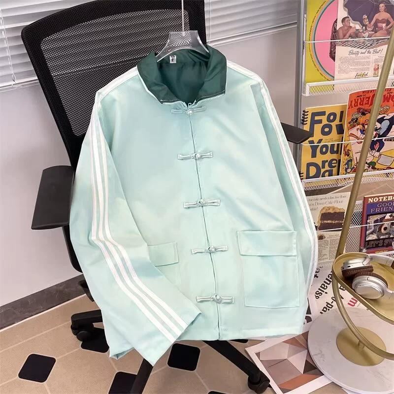 Китайский шик Дизайн Пуговица Мужская и женская Свободная куртка Весна и осень Новая Китайская Хулиган Шуай Костюм Тан Пальто M зелёный
Китайский шик Дизайн Пуговица Мужская и женская Свободная куртка Весна и осень Новая Китайская Хулиган Шуай Костюм Тан Пальто M зелёный