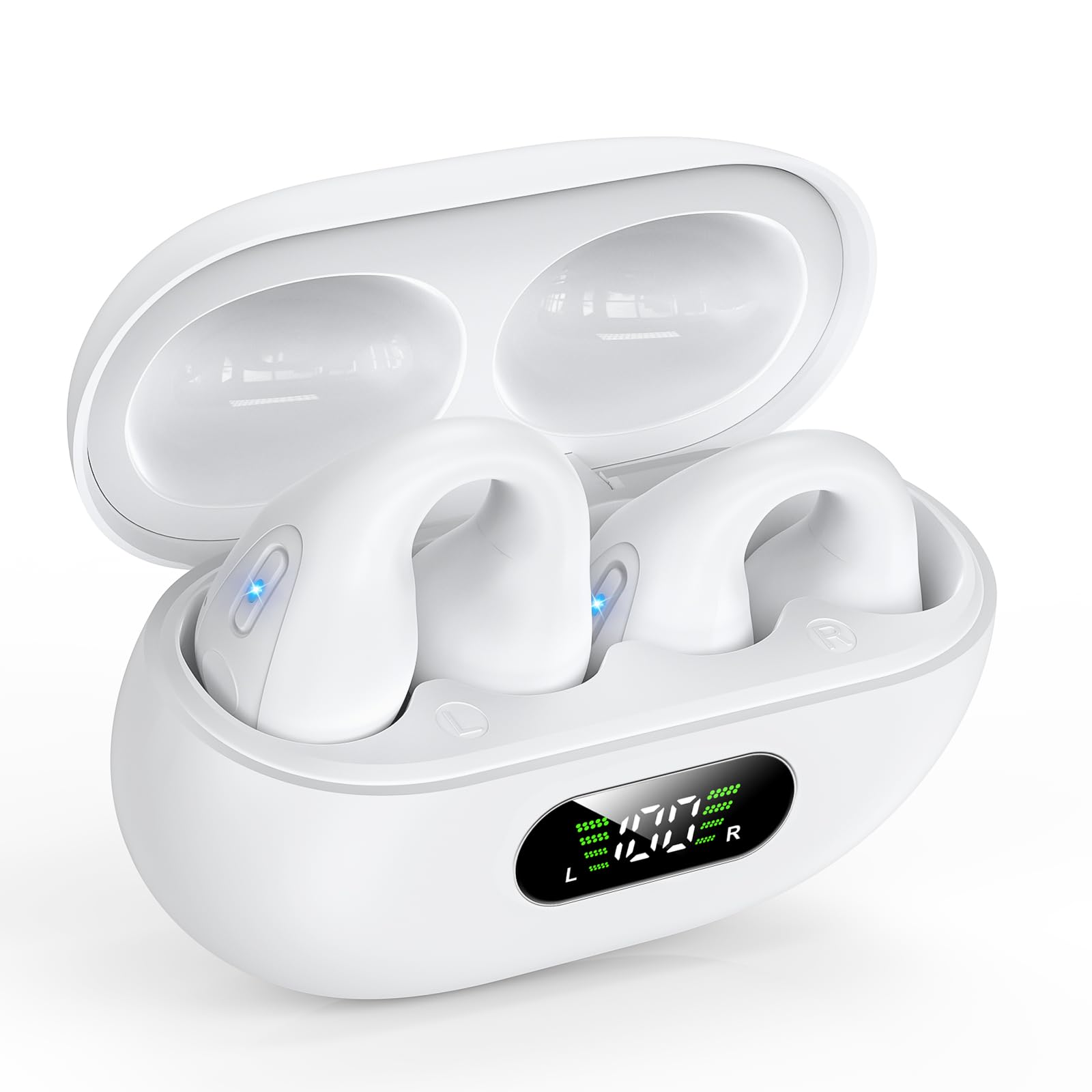 Earphones bluetooth Wireless earphones latest ear cuff Bluetooth earphones Earphones that do not block your ears Sound leakage control Ear clip type білий
Earphones bluetooth Wireless earphones latest ear cuff Bluetooth earphones Earphones that do not block your ears Sound leakage control Ear clip type білий