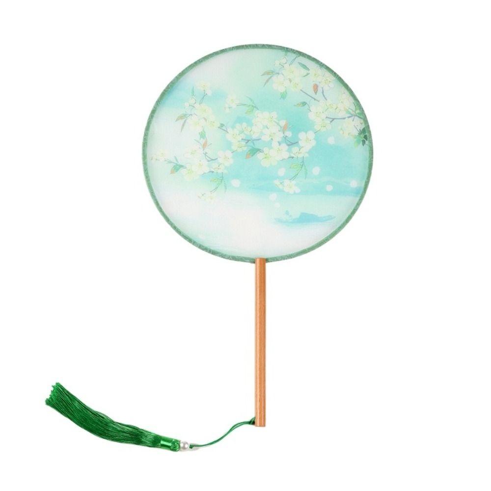 Ancient Handheld Chinese Style Round Fan Tassels Floral Pattern Embroidery Fan with Pendant Silk Fan Chinese Wedding
Ancient Handheld Chinese Style Round Fan Tassels Floral Pattern Embroidery Fan with Pendant Silk Fan Chinese Wedding