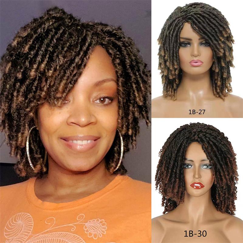 Synthetic Curly Braided Wigs for Women Locs Crochet Twist Hair Short Afro Wig Ladies Dreadlock Wig Ombre Auburn Daily
Synthetic Curly Braided Wigs for Women Locs Crochet Twist Hair Short Afro Wig Ladies Dreadlock Wig Ombre Auburn Daily