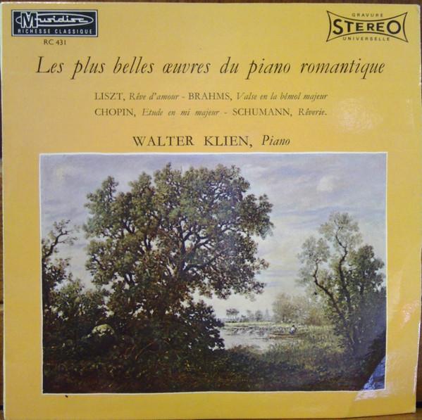 7inch Record WALTER KLIEN LISZT BRAHMS CHOPIN Les Plus Belles Uvres Du Piano Roma RC431 MUSIDISC France Classical Used
7inch Record WALTER KLIEN LISZT BRAHMS CHOPIN Les Plus Belles Uvres Du Piano Roma RC431 MUSIDISC France Classical Used