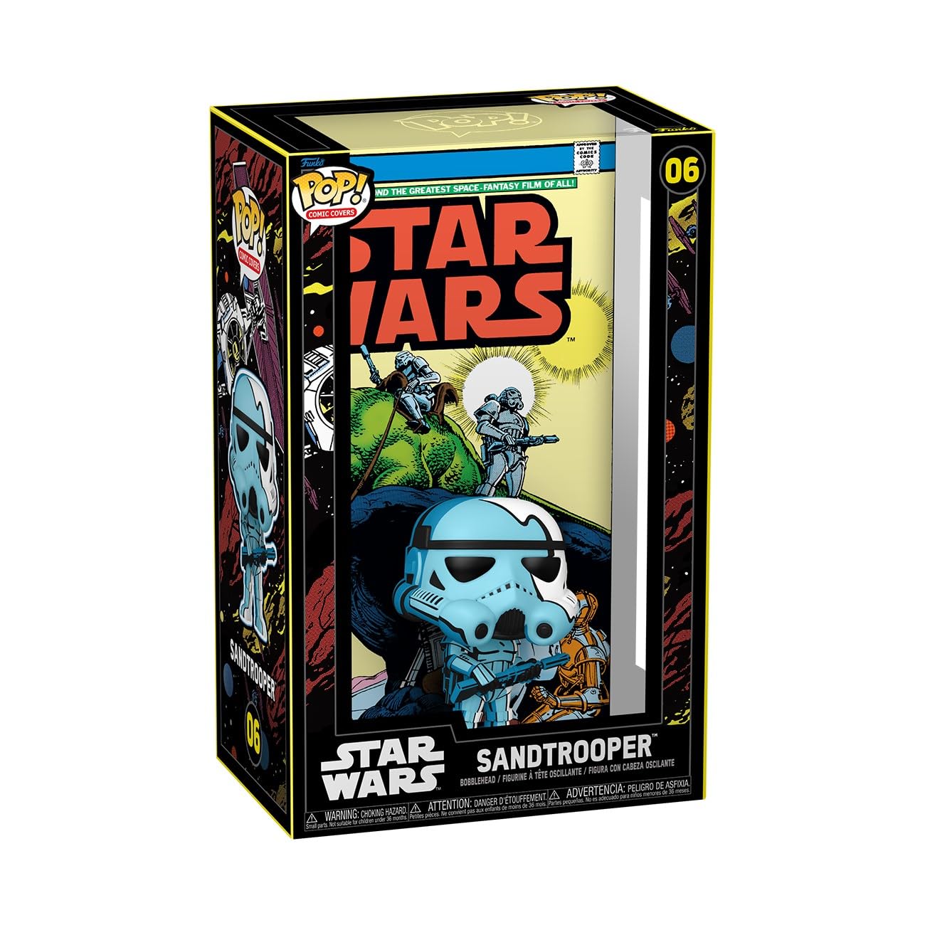 Star Wars Sandtrooper Figure Funko Comic Cover Sandtrooper 1977 StarWars Funko POP!
Star Wars Sandtrooper Figure Funko Comic Cover Sandtrooper 1977 StarWars Funko POP!