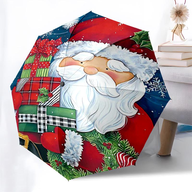 1pc Christmas Santa Claus Holiday Gift Umbrella, Automatic Opening & Closing, Portable 3-Fold Design with 8-Bone Iron Frame, Outdoor for Fans, Travele
1pc Christmas Santa Claus Holiday Gift Umbrella, Automatic Opening & Closing, Portable 3-Fold Design with 8-Bone Iron Frame, Outdoor for Fans, Travele