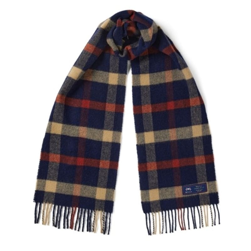 ABRAHAM MOON Шарф из мериносовой шерсти 25 см - Blythe Navy Rust FREE
ABRAHAM MOON Шарф из мериносовой шерсти 25 см - Blythe Navy Rust FREE