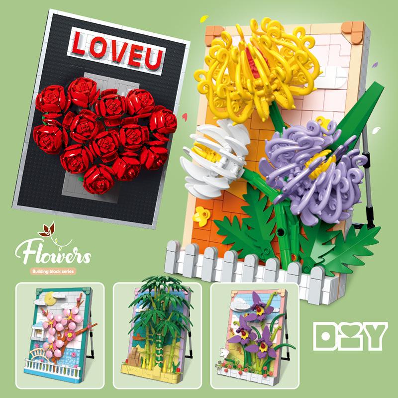 Children S Puzzle Assembly Small Particles Building Block Flower Simulation Rose Photo Frame Building Block Toy Plant Pendant Color Box
Children S Puzzle Assembly Small Particles Building Block Flower Simulation Rose Photo Frame Building Block Toy Plant Pendant Color Box