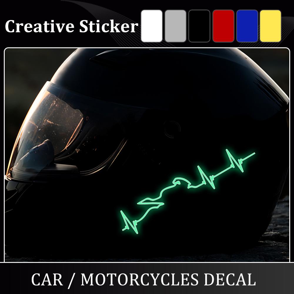 Motorcycle Glow Stickers Heartbeat Sticker Heart Electrocardiogram Decal Motorbike Helmet Decoration Accessories красный
Motorcycle Glow Stickers Heartbeat Sticker Heart Electrocardiogram Decal Motorbike Helmet Decoration Accessories красный
