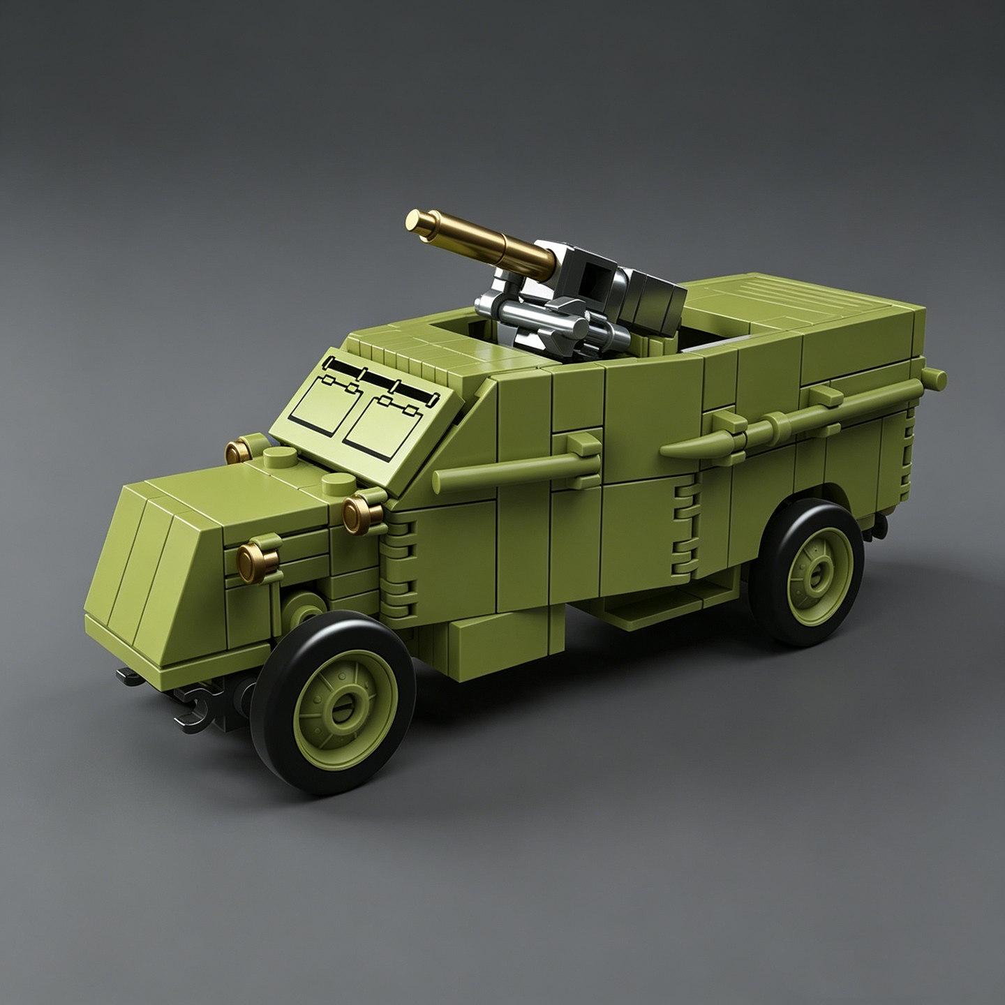 ARMOURED AA LORRY: World War I Armored Anti-Aircraft Airplane Truck Building Block Set Battlefield 1 AA British Combat Vehicles Toy NO BOX
ARMOURED AA LORRY: World War I Armored Anti-Aircraft Airplane Truck Building Block Set Battlefield 1 AA British Combat Vehicles Toy NO BOX