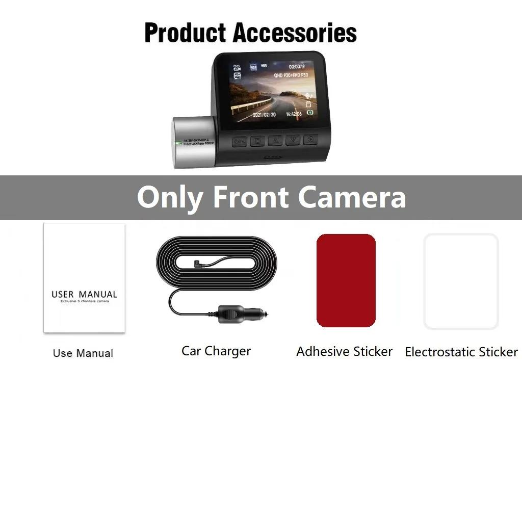 Dashcam 4K GPS WIFI 24h Parking Monitor Dash Cam for Car Dvr Dual Camera Front and Rear Night Vision Dvrs Mini Video Registrator None
Dashcam 4K GPS WIFI 24h Parking Monitor Dash Cam for Car Dvr Dual Camera Front and Rear Night Vision Dvrs Mini Video Registrator None