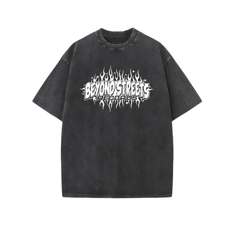 Men S Washed T-Shirt - Distressed Retro Flame Graphic Streetwear Tee, Breathable Loose Fit Crew Neck Short Sleeve, Casual Top with Flame Print S чёрный
Men S Washed T-Shirt - Distressed Retro Flame Graphic Streetwear Tee, Breathable Loose Fit Crew Neck Short Sleeve, Casual Top with Flame Print S чёрный