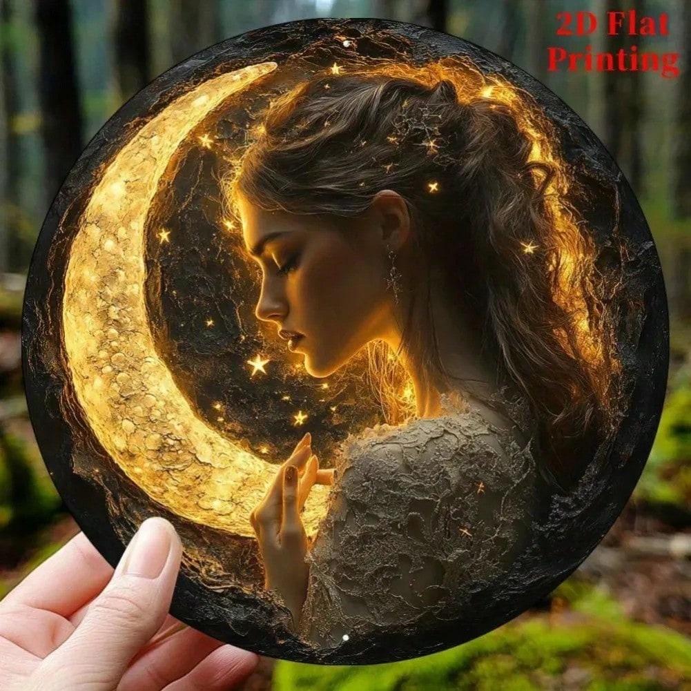 Moon Goddess Metal Wall Art for Home Decor Yard Living Room Office Spring Mother s Day Gift 20x20
Moon Goddess Metal Wall Art for Home Decor Yard Living Room Office Spring Mother s Day Gift 20x20