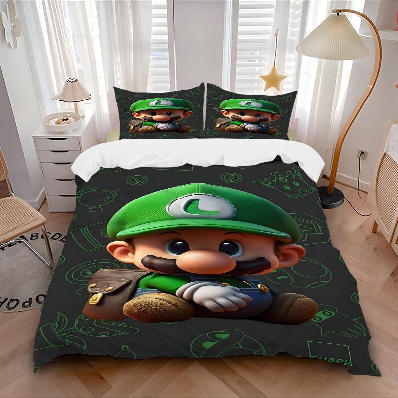3pc Luigi Gaming Bedding Set Guest Room Bedroom Decor Christmas Halloween Decor Gifts- All Seasons (No Insert)a1013077 135x200cm
3pc Luigi Gaming Bedding Set Guest Room Bedroom Decor Christmas Halloween Decor Gifts- All Seasons (No Insert)a1013077 135x200cm