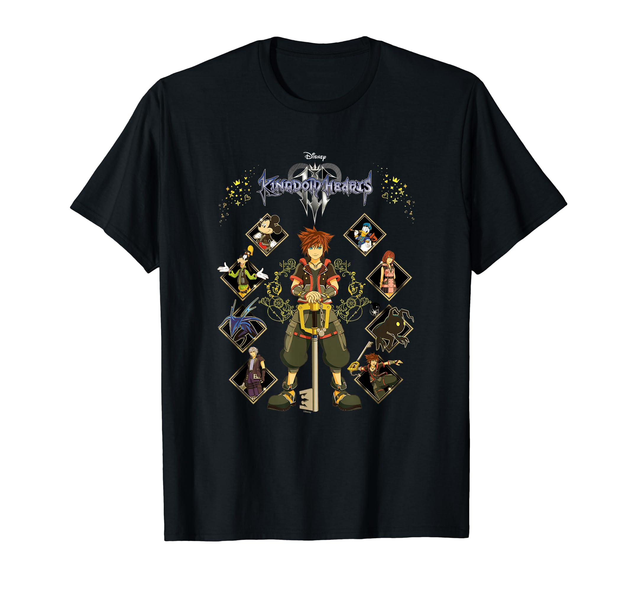 Kingdom Hearts Full Heart Cast Group Shot Grown Up T-Shirt
Kingdom Hearts Full Heart Cast Group Shot Grown Up T-Shirt