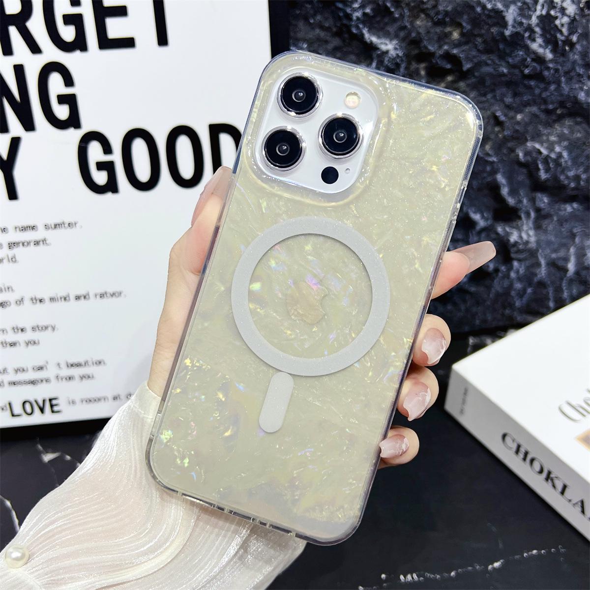 Apple 17 Glitter Shell Pattern Magnetic iPhone 16 Case Full Coverage Drop Protection for 15PROMAX iPhone 16 Pro Max
Apple 17 Glitter Shell Pattern Magnetic iPhone 16 Case Full Coverage Drop Protection for 15PROMAX iPhone 16 Pro Max