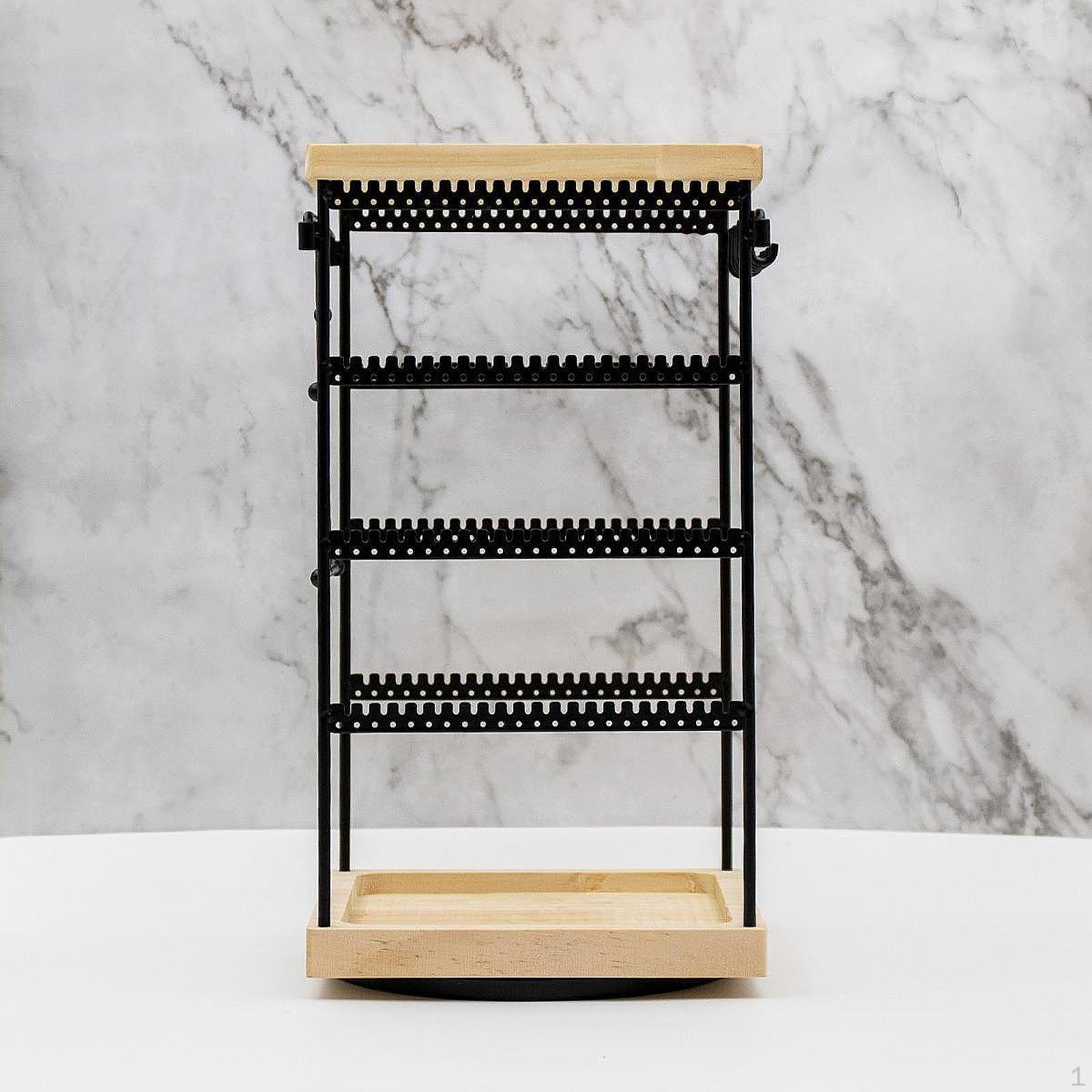 Вращающийся органайзер для ювелирных изделий, держатель для сережек, многофункциональная косметическая подставка чёрный
Вращающийся органайзер для ювелирных изделий, держатель для сережек, многофункциональная косметическая подставка чёрный