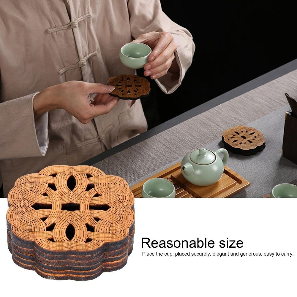 6PCS Set Anti Scald Teacup Mat Durable Wood Coasters Tea Coaster Bamboo Coaster Restaurant Use 1#
6PCS Set Anti Scald Teacup Mat Durable Wood Coasters Tea Coaster Bamboo Coaster Restaurant Use 1#