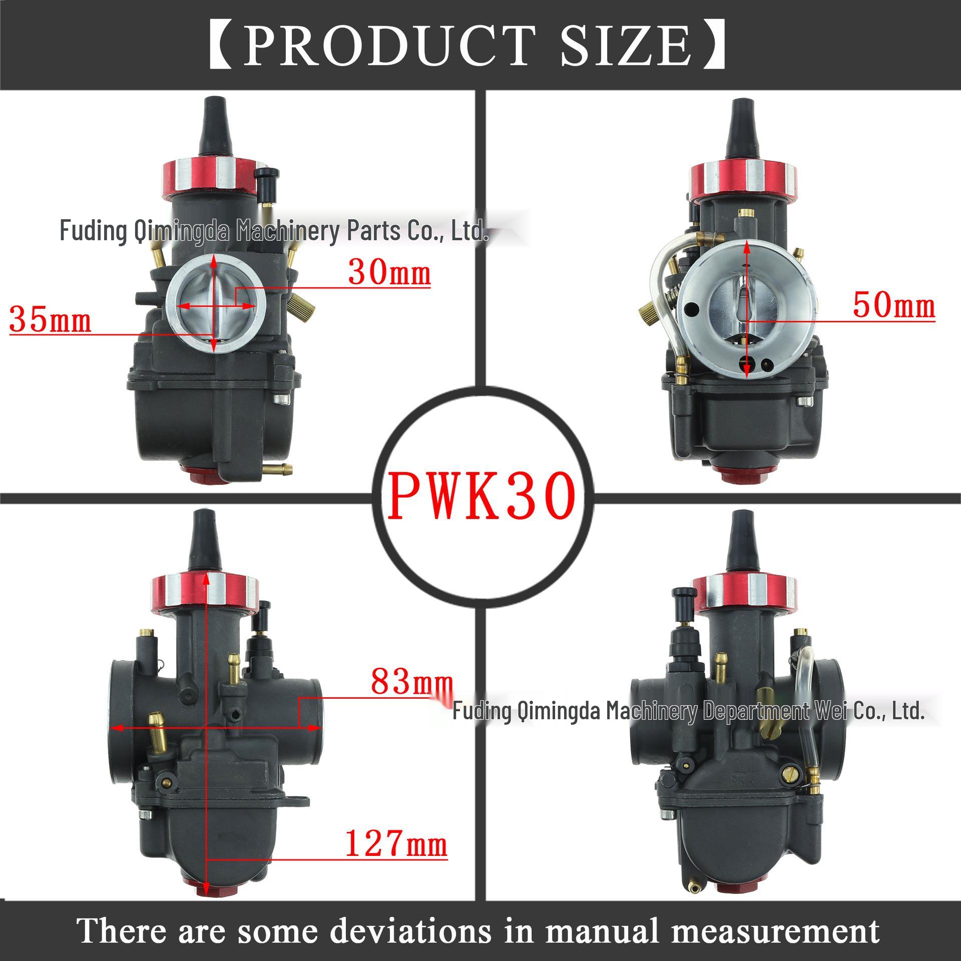 PWK Racing Slide Valve Carburetor 28-34mm for ATV/UTV
PWK Racing Slide Valve Carburetor 28-34mm for ATV/UTV