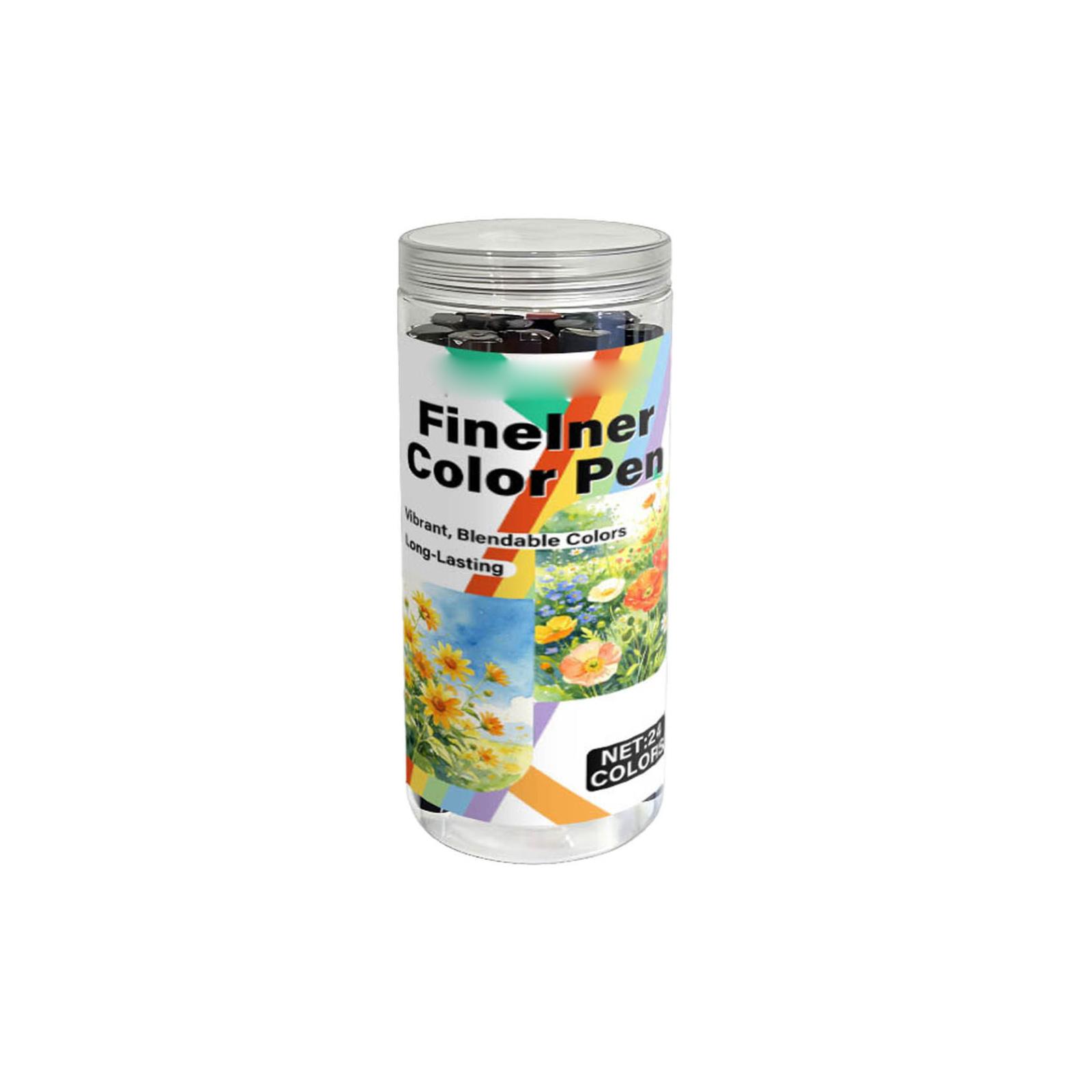 Fine Liner Color Pens Set with 10ml Ink Capacity Suitable for Art Drawing Sketching and Coloring Long-Lasting Vibrant Blendable Ink Markers One Size
Fine Liner Color Pens Set with 10ml Ink Capacity Suitable for Art Drawing Sketching and Coloring Long-Lasting Vibrant Blendable Ink Markers One Size
